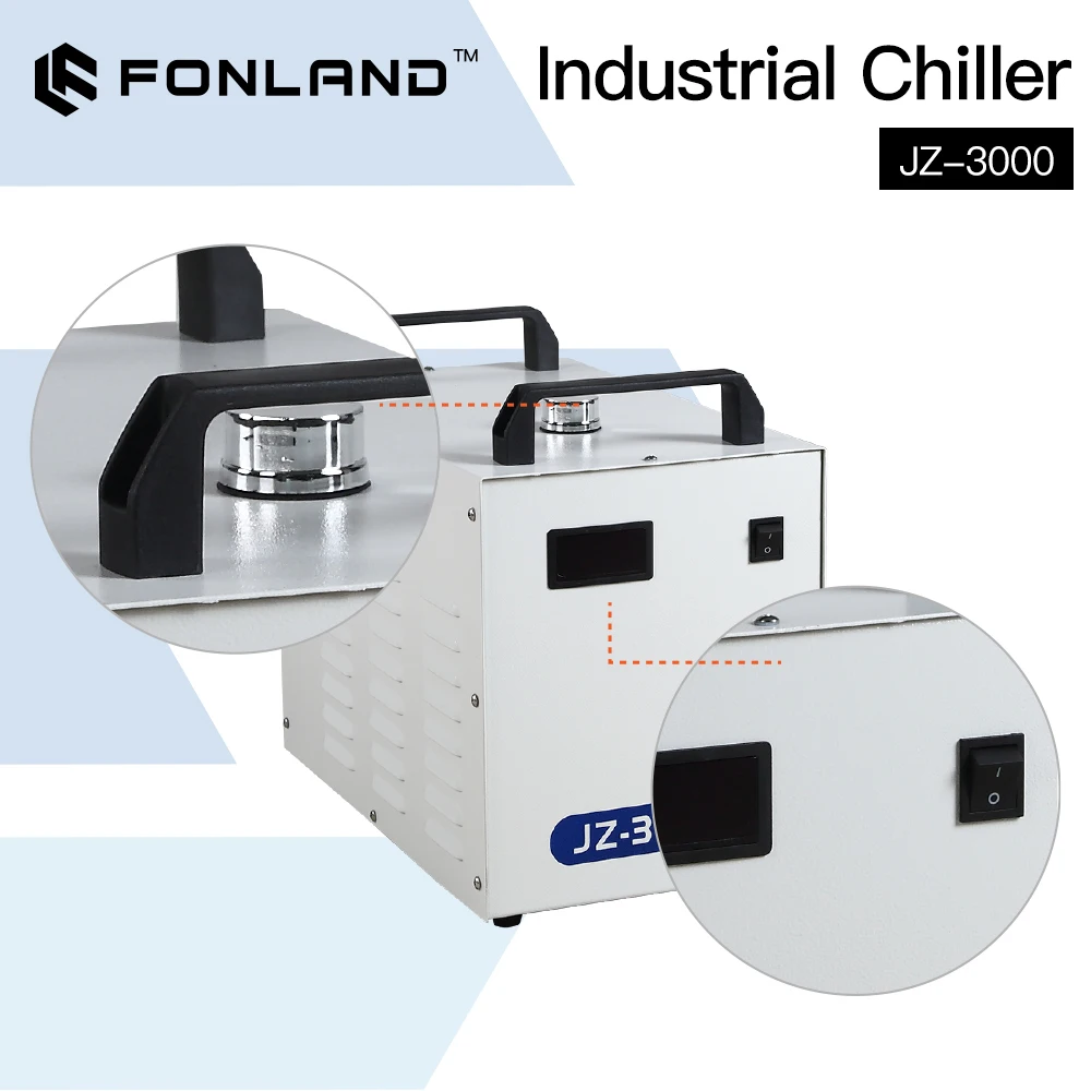 FONLAND JZ-3000 DG110V AG220V  - огляд і ціна Laser Industrial Chiller