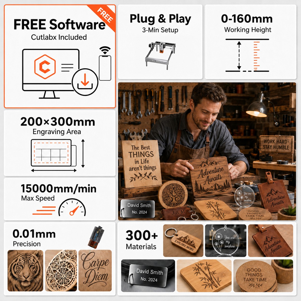 Carverall K15 Pro Laser Engrav - огляд і ціна Industrial Laser Engraver