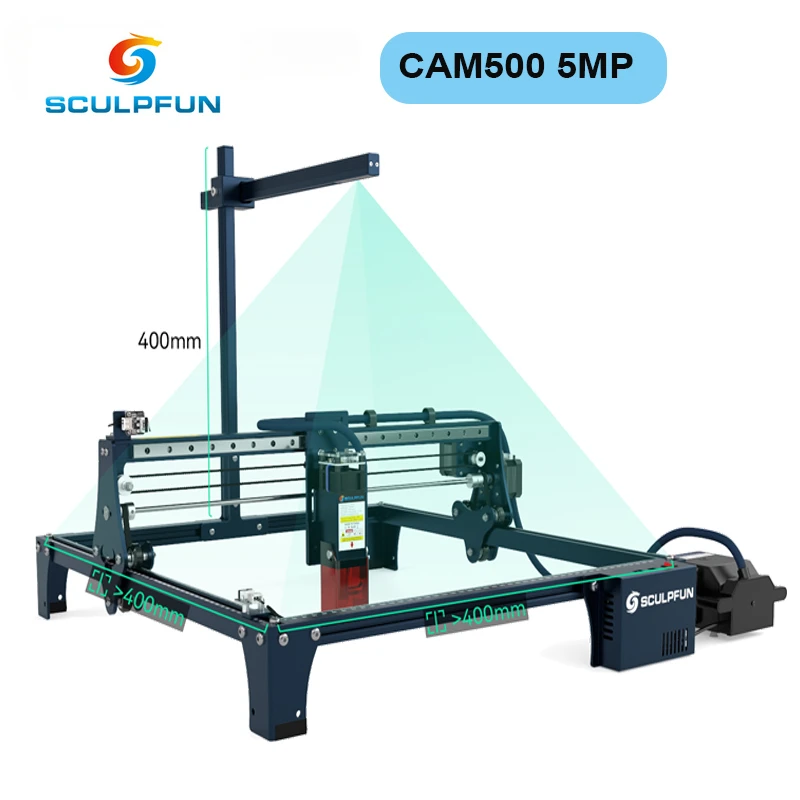 SCULPFUN CAM500 Lightburn Came - огляд і ціна Industrial Laser Engraver
