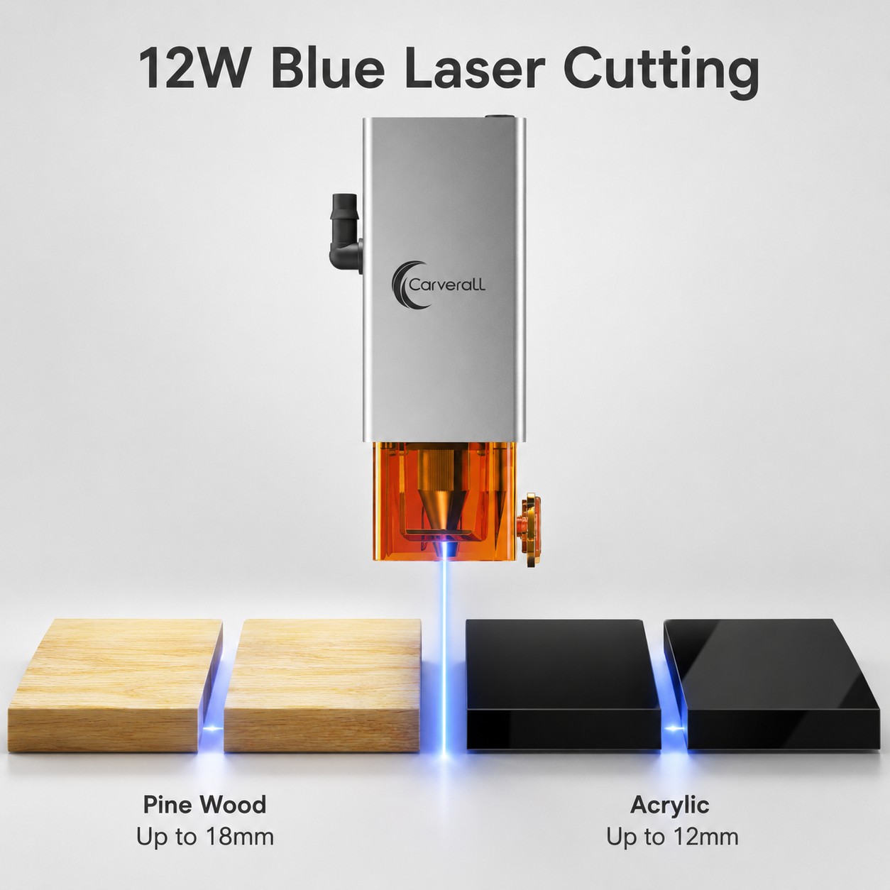 K15 PRO 12W Laser Engraver Cut - огляд і ціна Industrial Laser Engraver